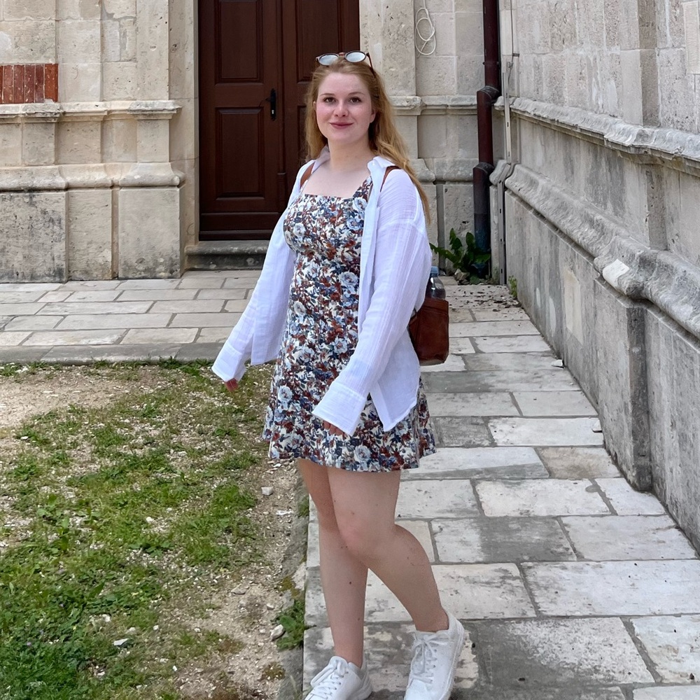 Abercrombie and fitch floral mini dress